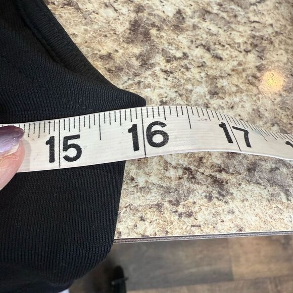 NWOT Zara size medium black knit top - Picture 5 of 8